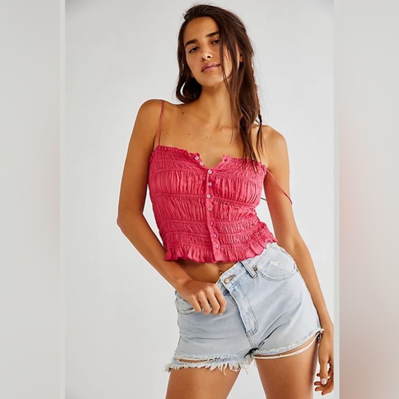 Free People Tops - Free People Pink Tank Top